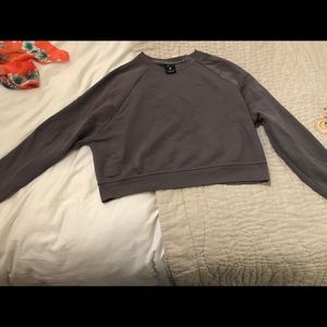 Nike Just Do It Dri-Fit Cotton Sweatshirt in Grey